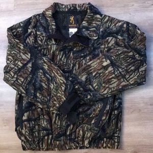 Browning Men’s Fleece Camo Zip-up Jacket